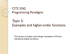 CITS 3242 Programming Paradigms
