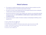 Metal Carbenes