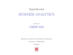 Business analytics - CRISP-DM