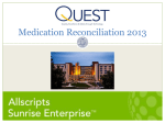 Inpatient Medication Reconciliation