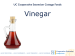 Vinegar - UC Agriculture and Natural Resources