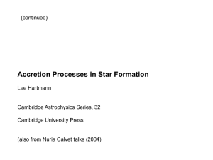 Accretion models