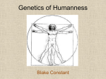 Genetics of Humanness