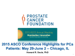 2015 ASCO Conference Highlights for PCa Patients: May 29