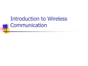 Introduction to Wireless Communication.Radio Communication
