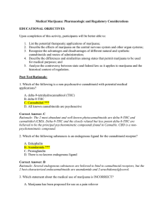 Medical Marijuana: Pharmacologic and - Power
