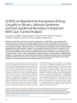 ALDEN, an Algorithm for Assessment of Drug Causality in Stevens