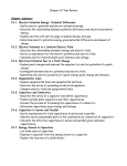 Chapter 19 Test Review Chapter Summary 19.1. Electric Potential