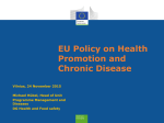 EU Policy on Health Promotion and Chronic Diseases