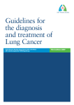 Guidelines for the diagnosis and treatment of Lung Cancer