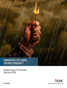 Global Export Forecast - Spring 2016