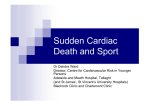 Sudden Cardiac Death and Sport