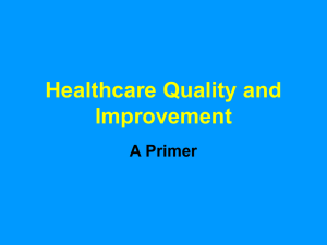 Quality Improvement - Children`s Mercy Hospital