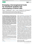 Emerging microengineered tools for functional analysis