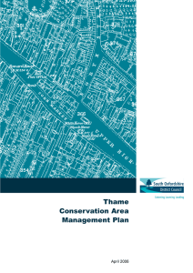 Thame Conservation Area Management Plan