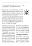 Petrologic and thermal constraints on the origin of leucogranites in