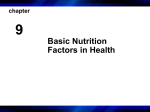 Basic Nutrition Factors in Health