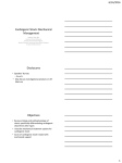 Cardiogenic shock: Mechanical Management