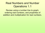 Real Numbers and Number Operations 1.1 - Winterrowd-math