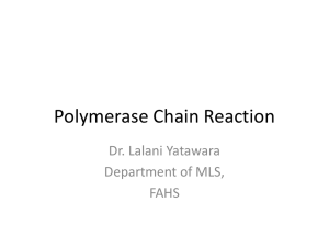 Polymerase Chain Reaction