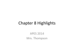 Chapter 8 Highlights - Orting School District