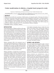 Ocular manifestations in diabetes, a hospital based prospective study