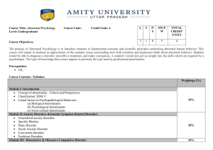 L T P/S SW/FW TOTAL CREDIT UNITS 3 1 0 0 4 Course Title