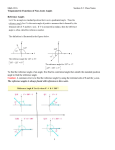 Math 1316 Section 2.2 Class Notes Trigonometric Functions of Non