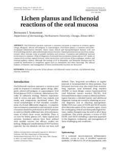 Lichen planus and lichenoid reactions of the oral mucosadth_1322