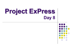 Project ExPress Day 8