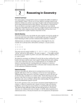Reasoning in Geometry - math.kendallhunt.com