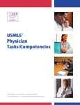 USMLE Physician Tasks/Competencies