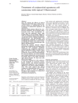 Treatment of conjunctival squamous cell carcinoma