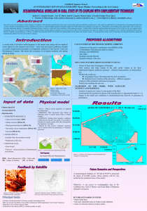 Oceanographical modelling in Cuba. State of its coupling