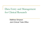 DataManagement - The King`s Health Partners Clinical Trials