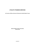 Athletic Training Services