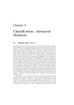 Chapter 9. Classification: Advanced Methods