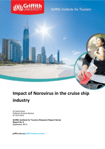 Impact of Norovirus in the cruise ship industry