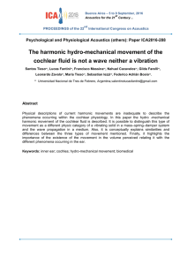 The harmonic hydro-mechanical movement of the
