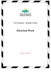 4. Electrical Work General