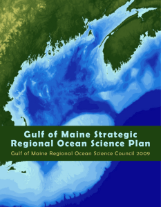 Gulf of Maine Strategic Regional Ocean Science Plan