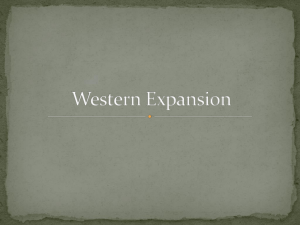 Western Expansion