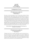F17 Philosophy course descriptions