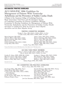 ACC/AHA/ESC 2006 Guidelines for Management of