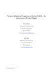 National Adaptation Programme of Action (NAPA) – Looking through