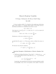Discrete Random Variables - HMC Math