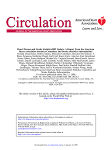 Heart Disease and Stroke Statistics—2009