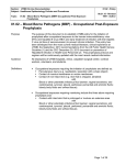 Bloodborne Pathogens (BBP) Occupational Post