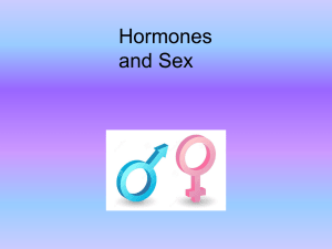 Hormones and Sex