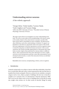 Understanding mirror neurons - LIRA-Lab